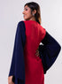 Flared Sleeve Mini Red Dress